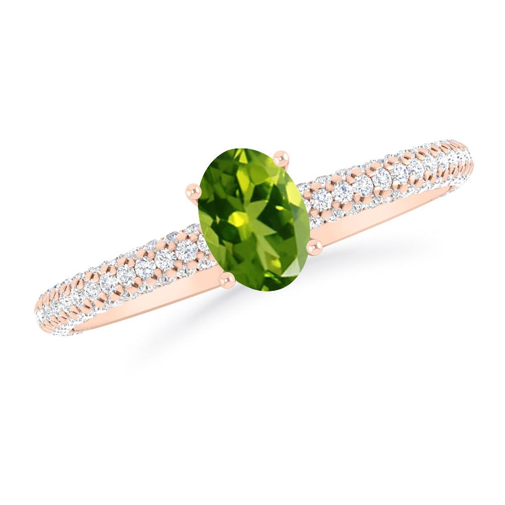 Rose Gold - Peridot