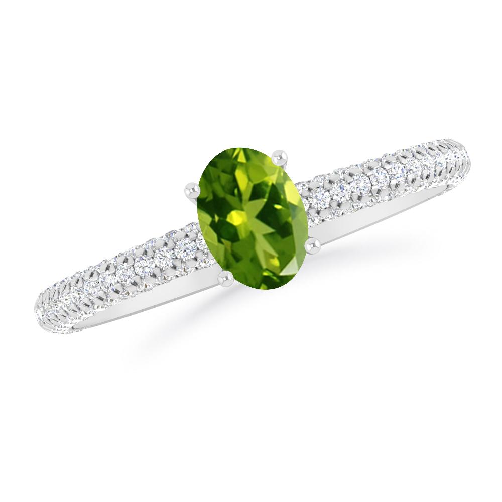 White Gold - Peridot