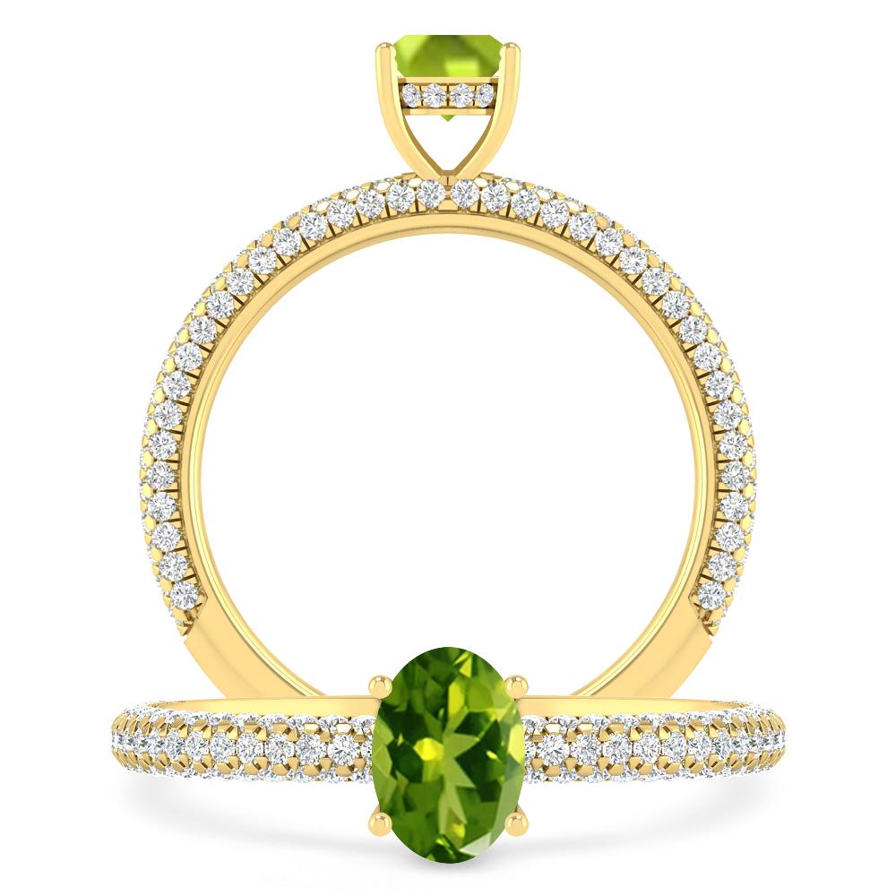 Yellow Gold - Peridot