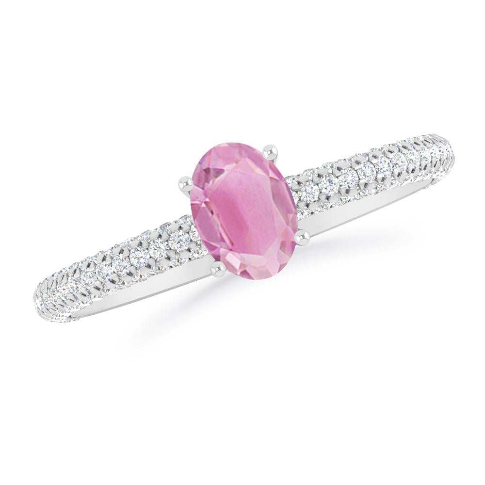 White Gold - Pink Tourmaline