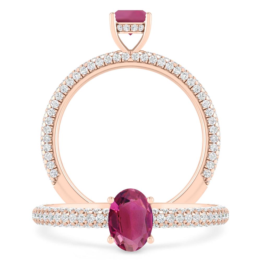 Rose Gold - Pink Tourmaline