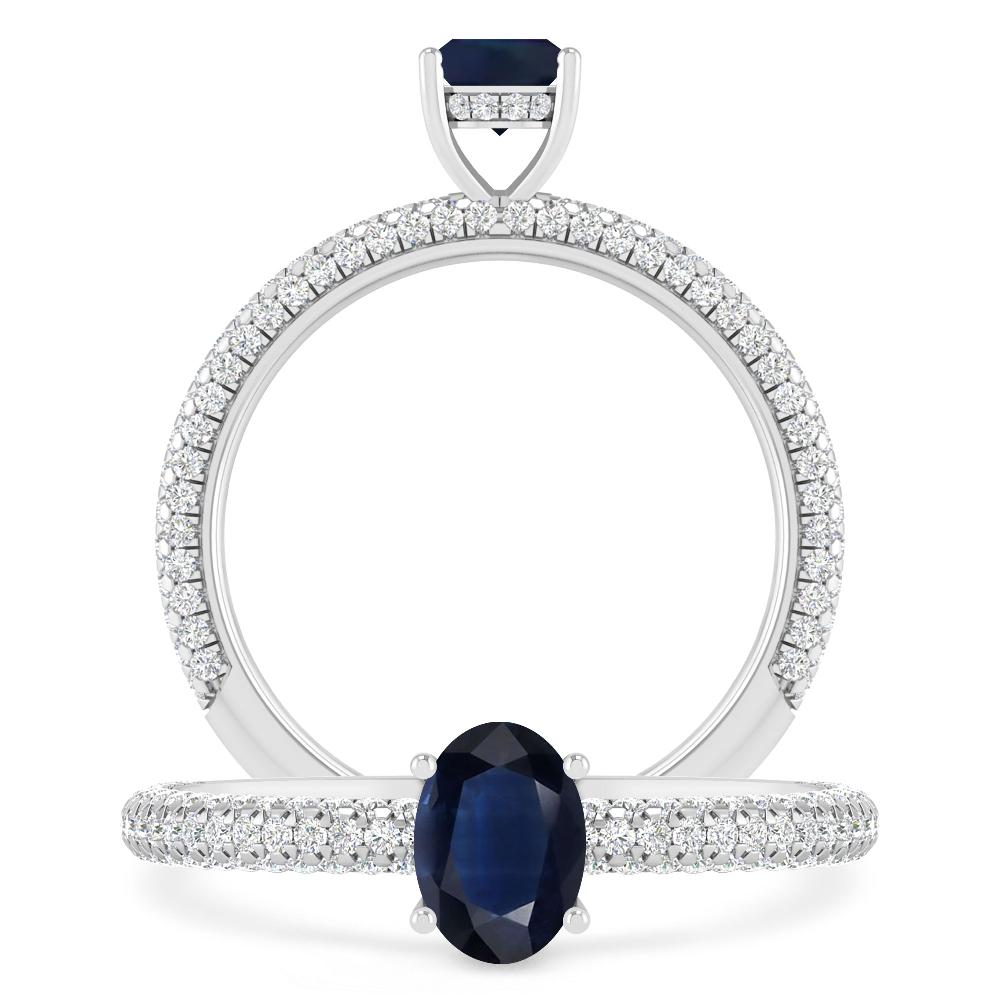 White Gold - Sapphire