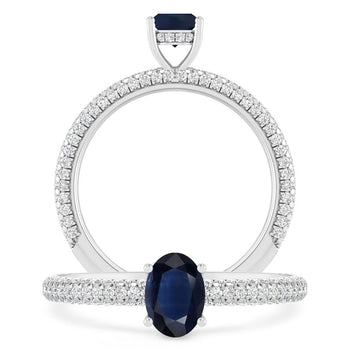 White Gold - Sapphire