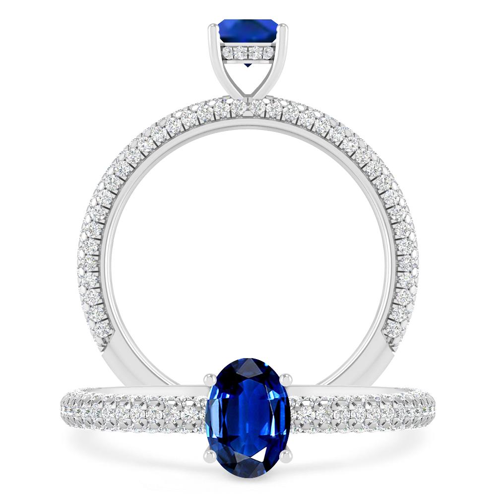 White Gold - Sapphire