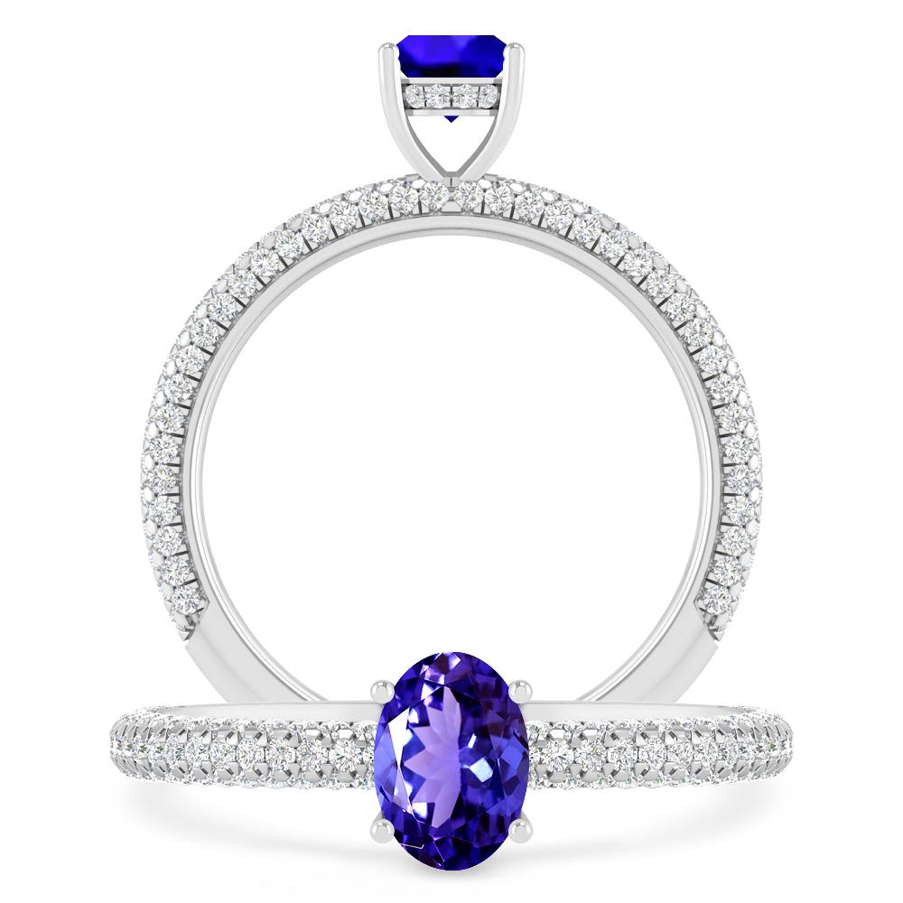 White Gold - Tanzanite