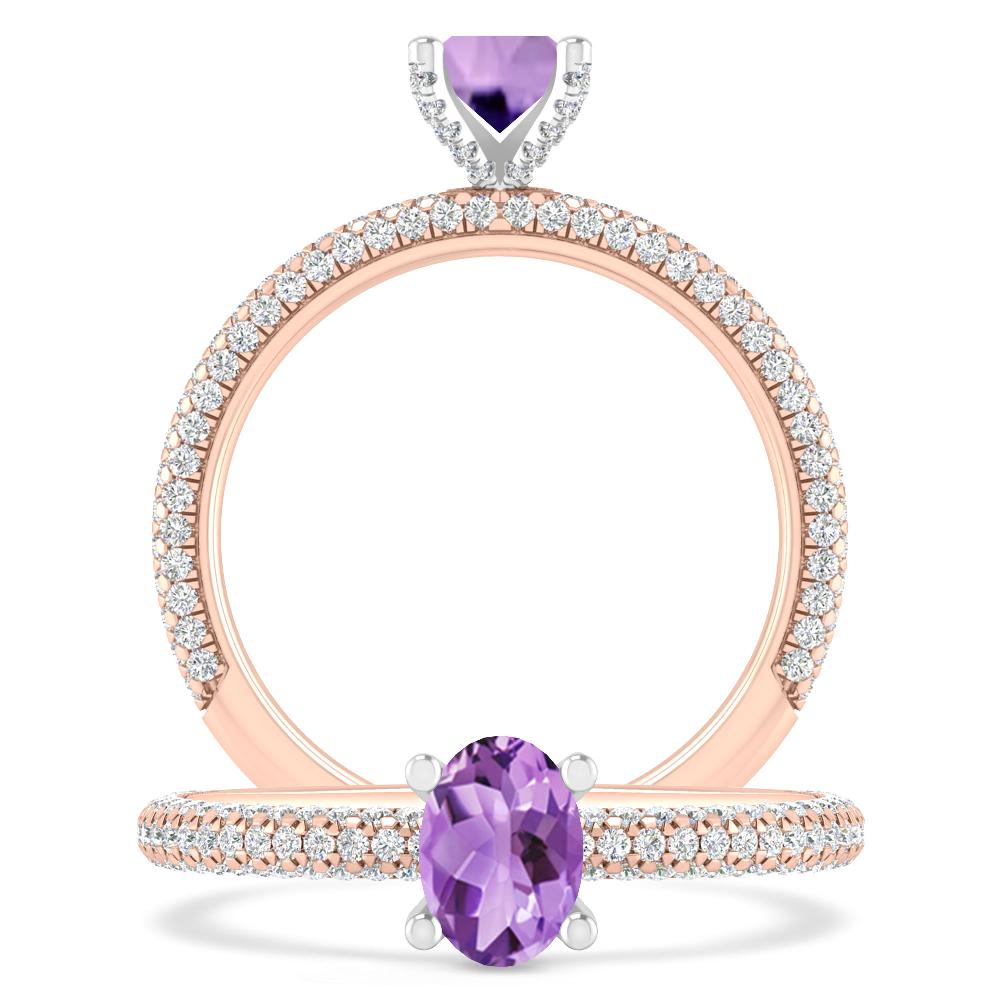 Rose Gold - Amethyst