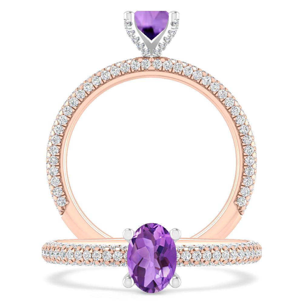 Rose Gold - Amethyst