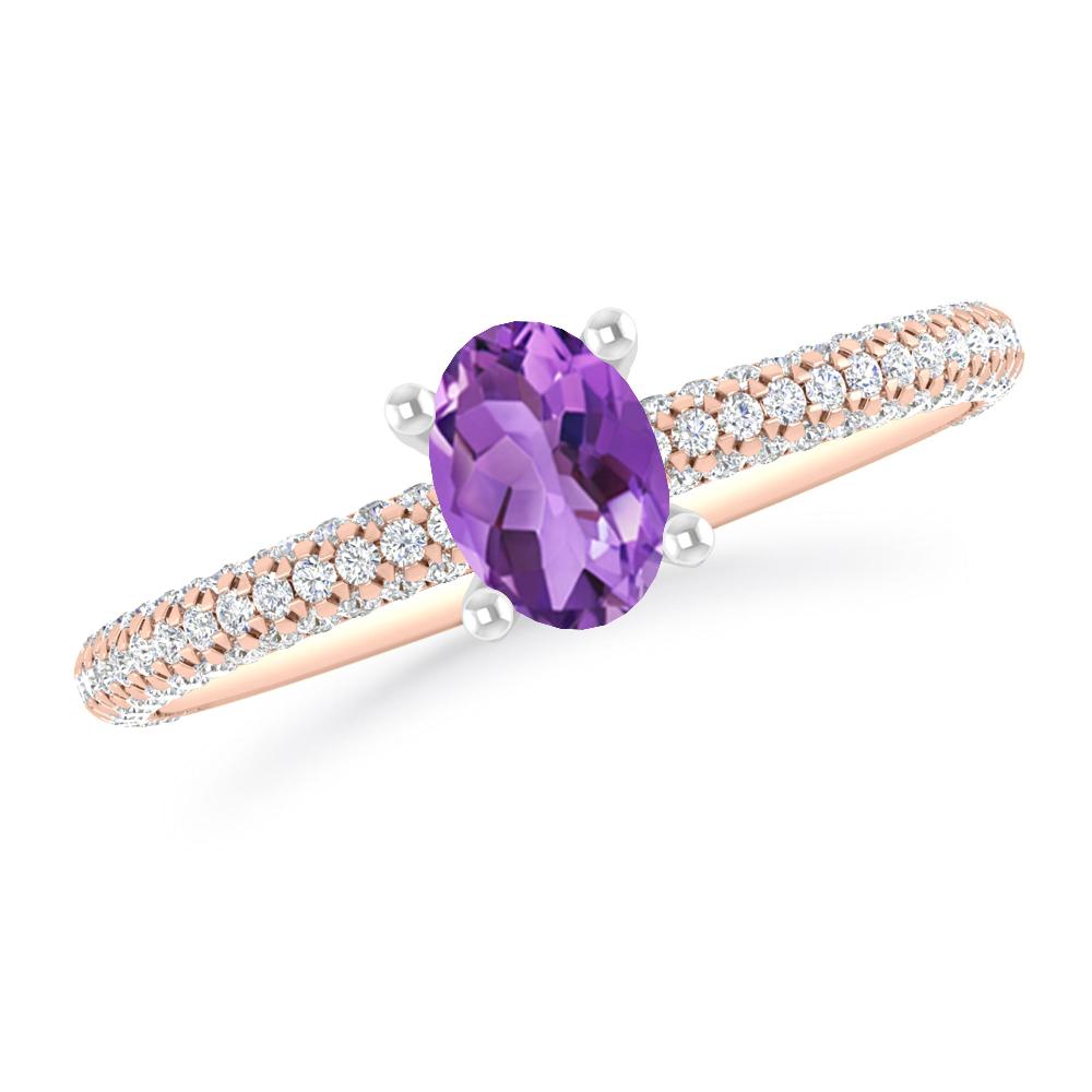 Rose Gold - Amethyst