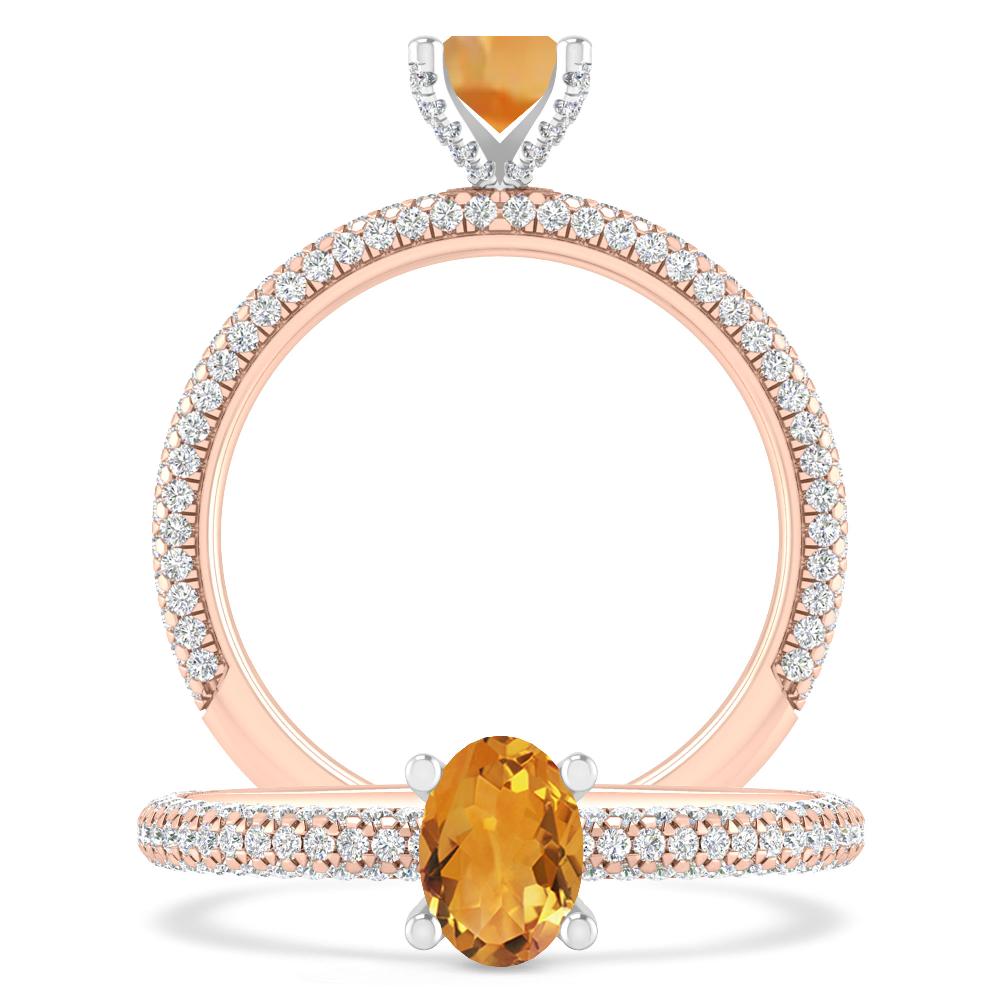 Rose Gold - Citrine