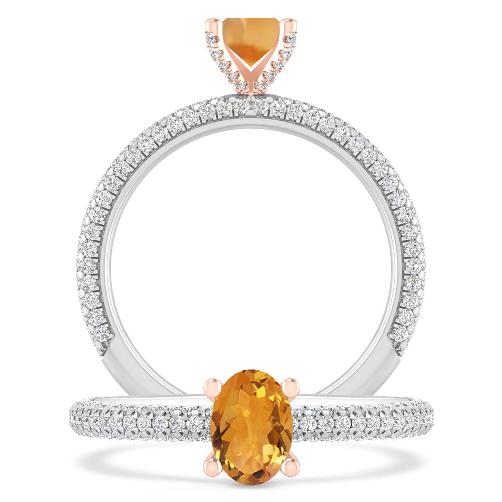 White Gold - Citrine