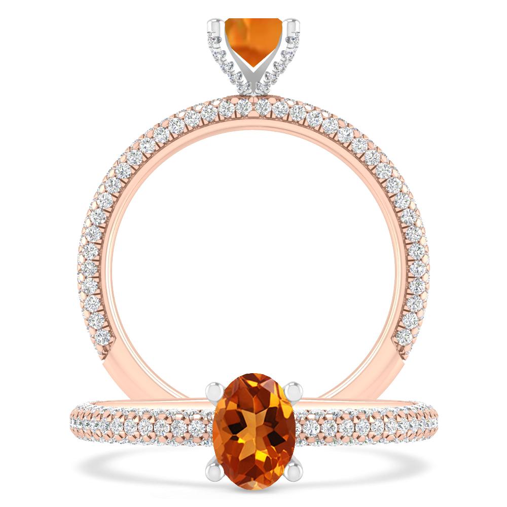 Rose Gold - Citrine