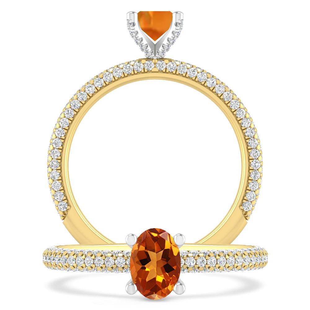 Yellow Gold - Citrine