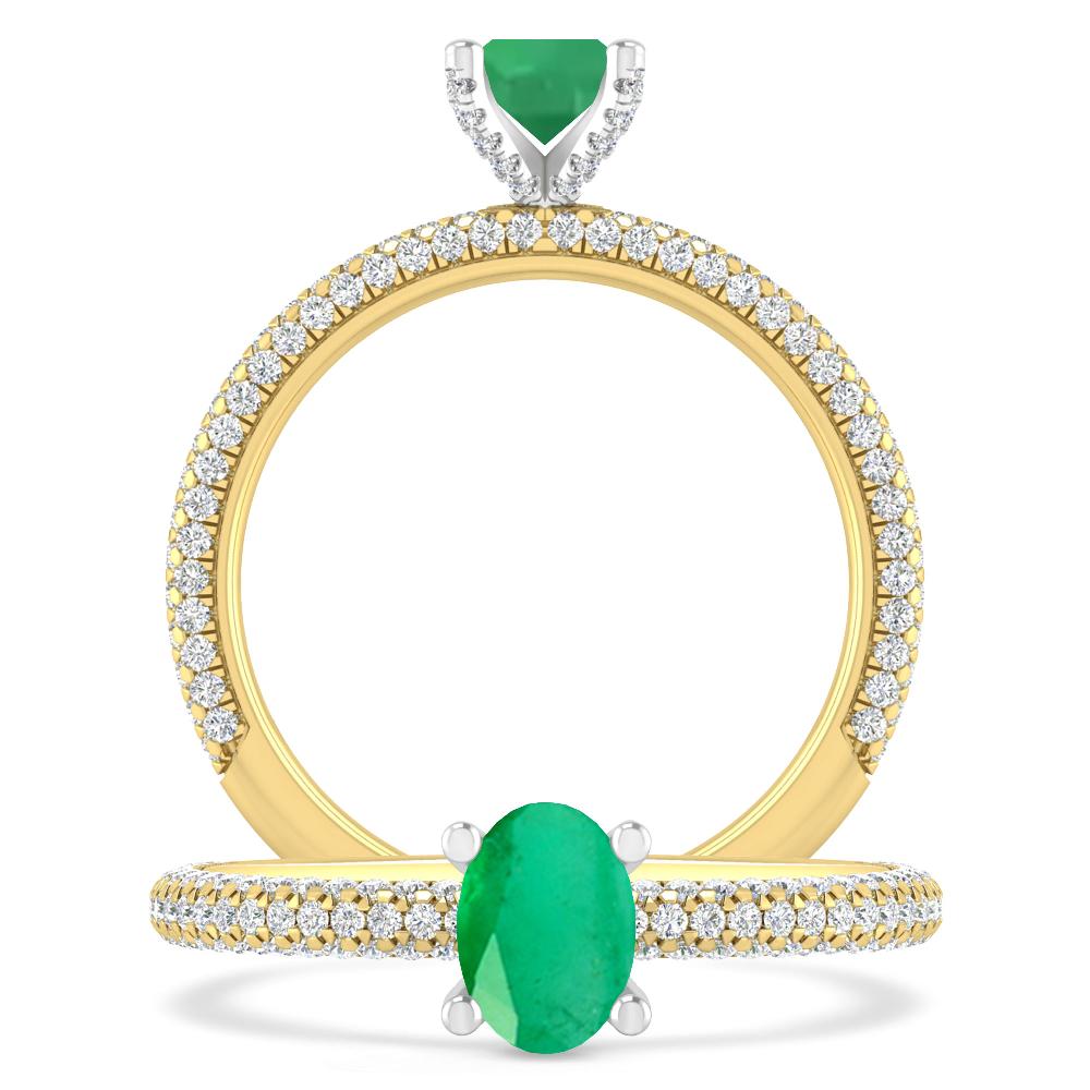 Yellow Gold - Emerald