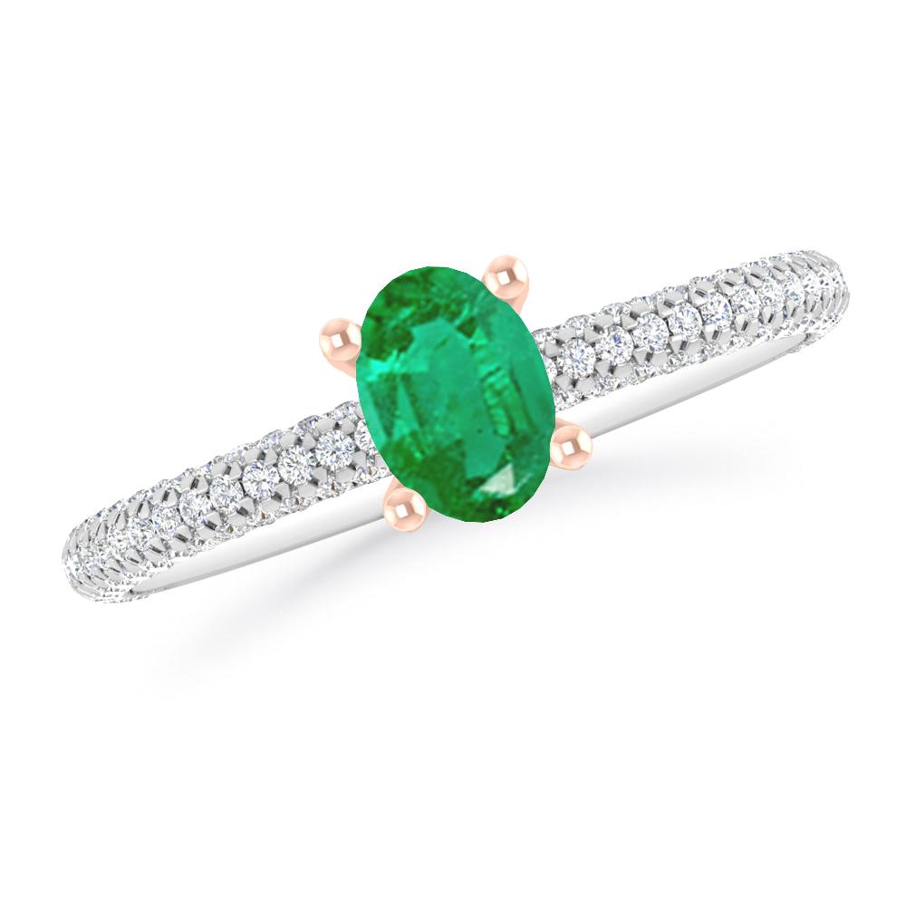 White Gold - Emerald