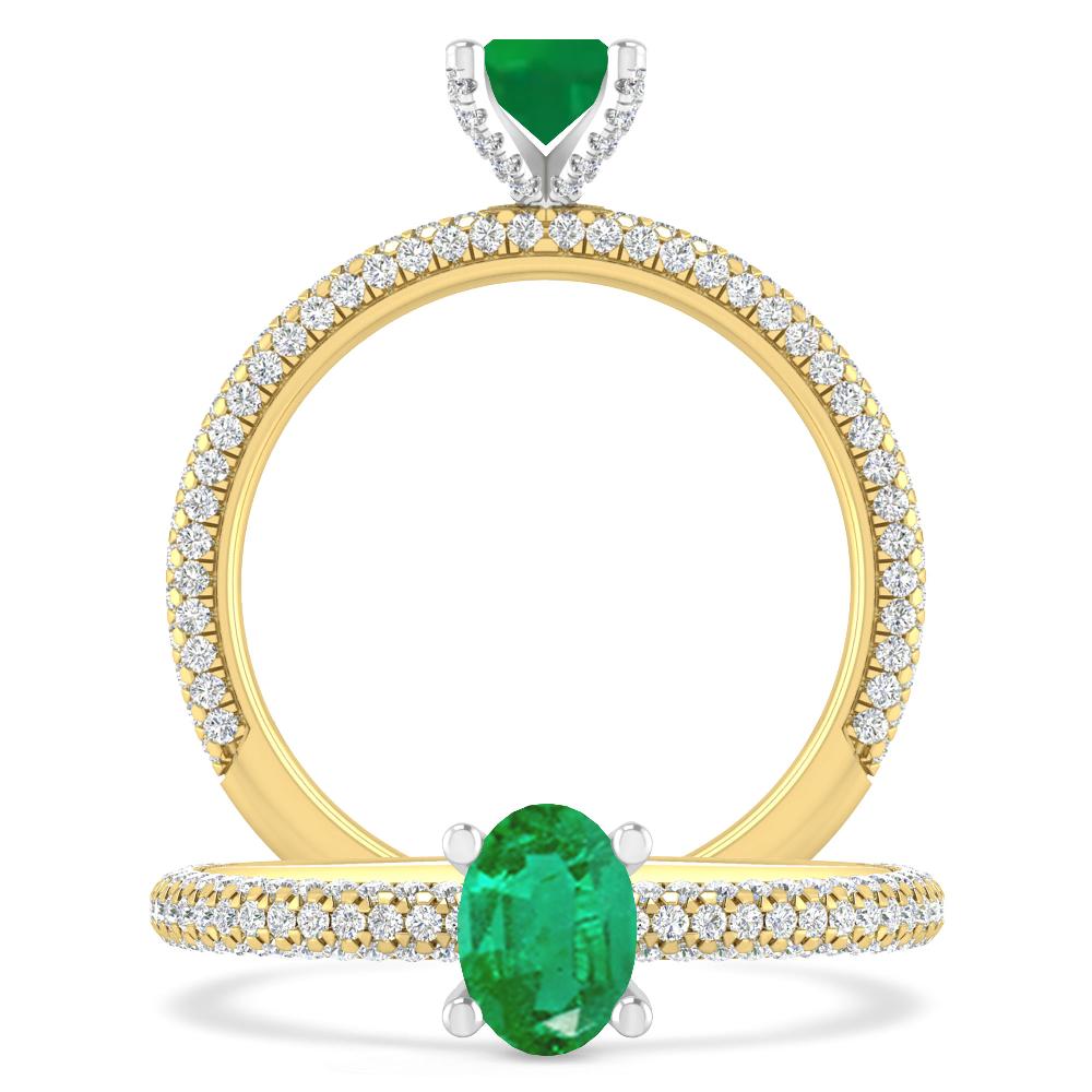 Yellow Gold - Emerald