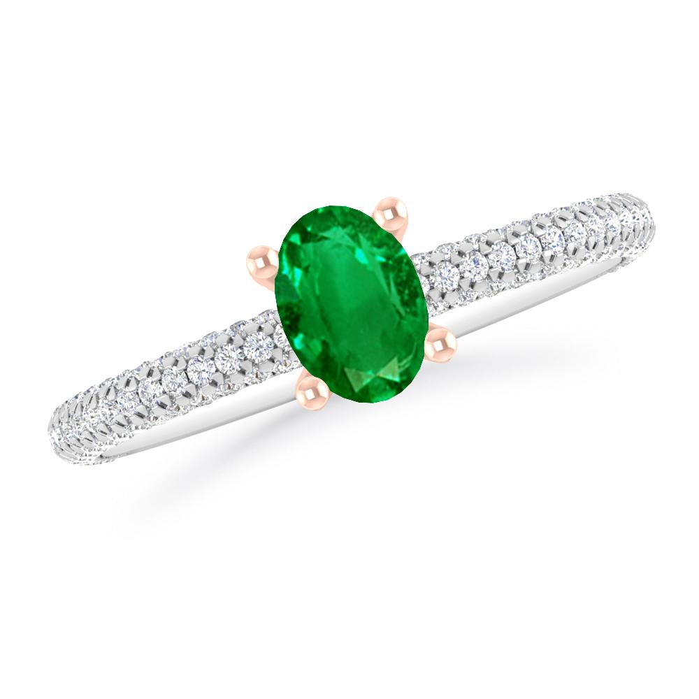 White Gold - Emerald