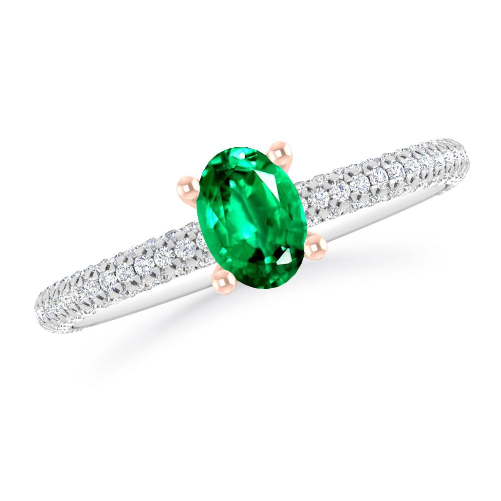 White Gold - Emerald