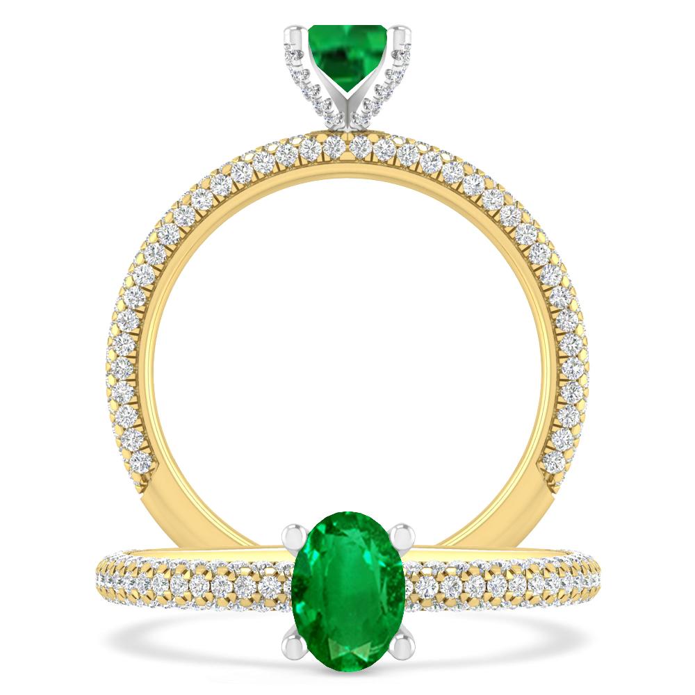 Yellow Gold - Emerald