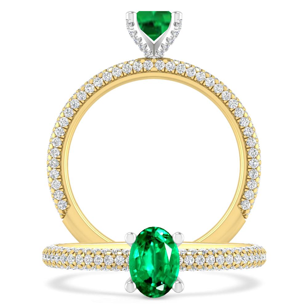 Yellow Gold - Emerald