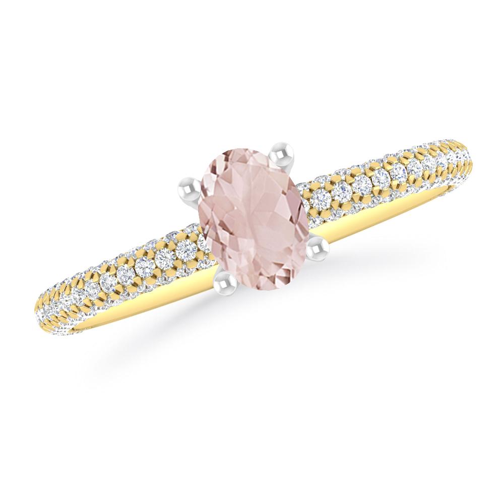 Yellow Gold - Morganite