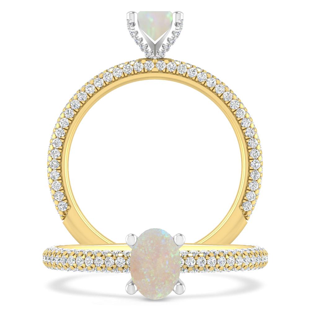 Yellow Gold - Opal