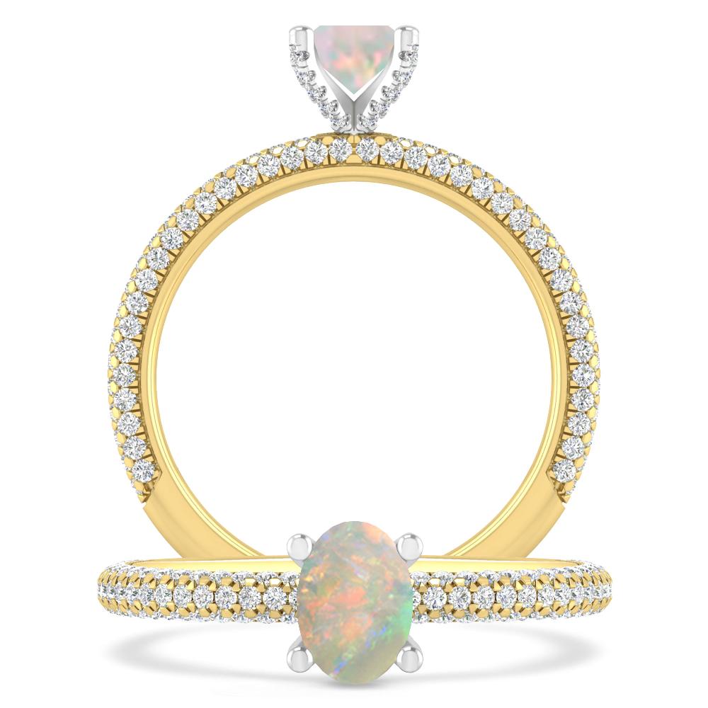 Yellow Gold - Opal