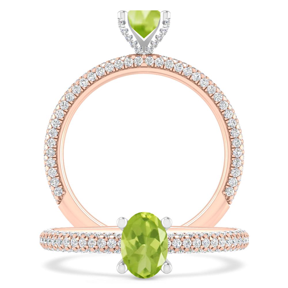 Rose Gold - Peridot