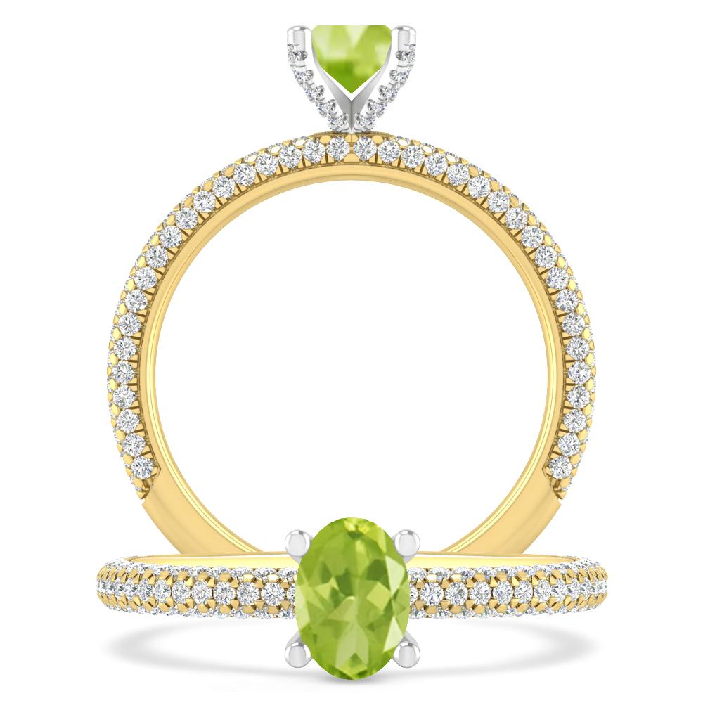 Yellow Gold - Peridot