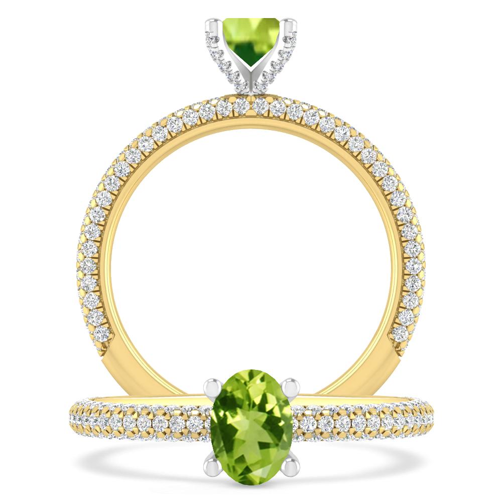 Yellow Gold - Peridot