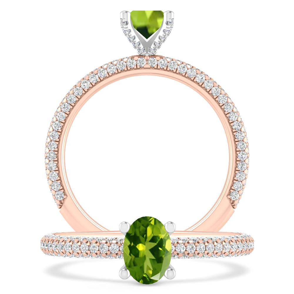 Rose Gold - Peridot