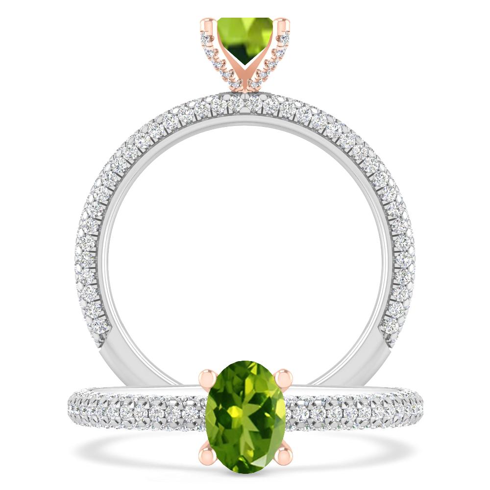 White Gold - Peridot