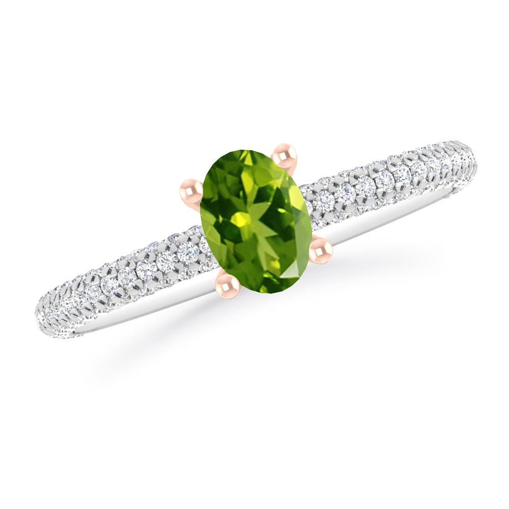 White Gold - Peridot