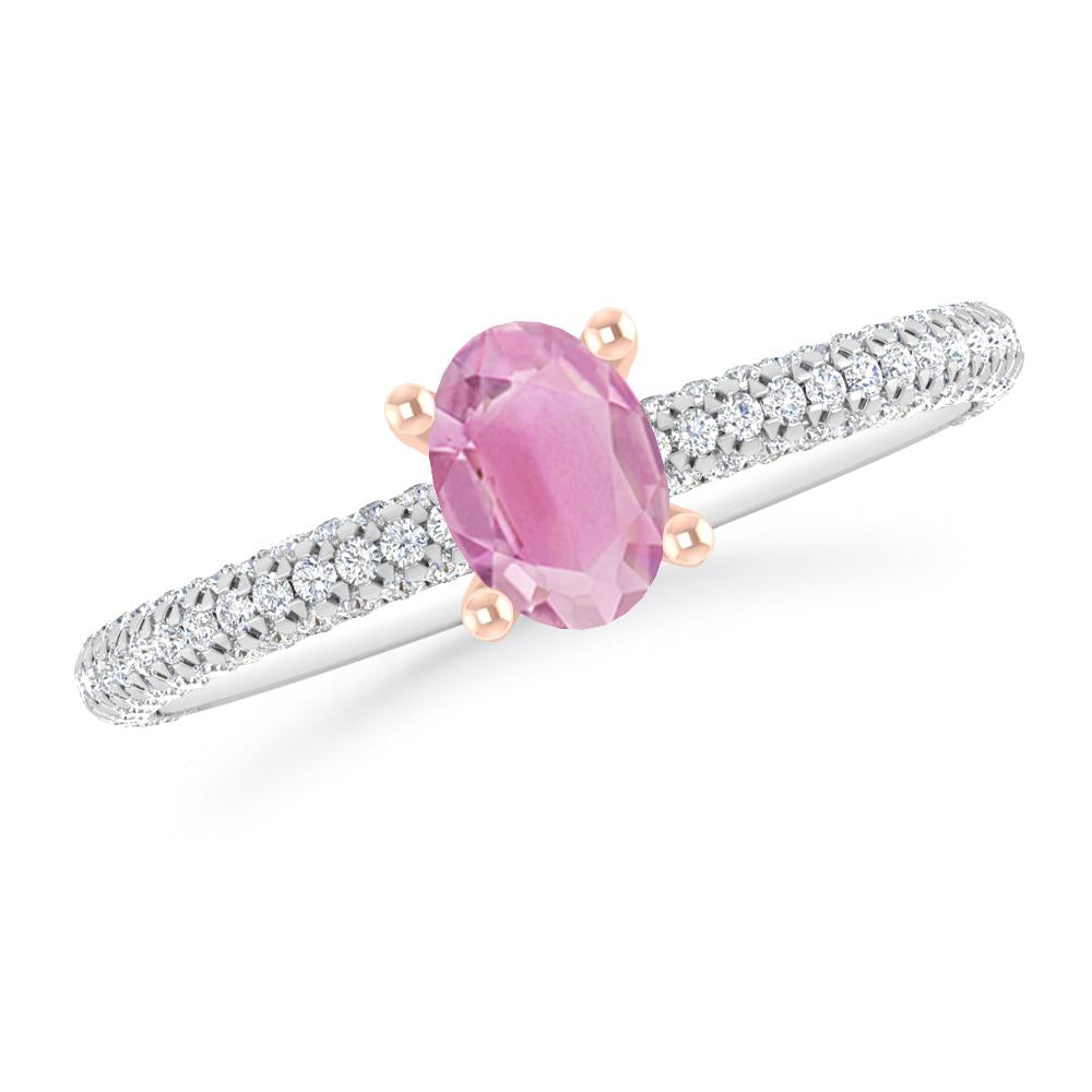 White Gold - Pink Tourmaline