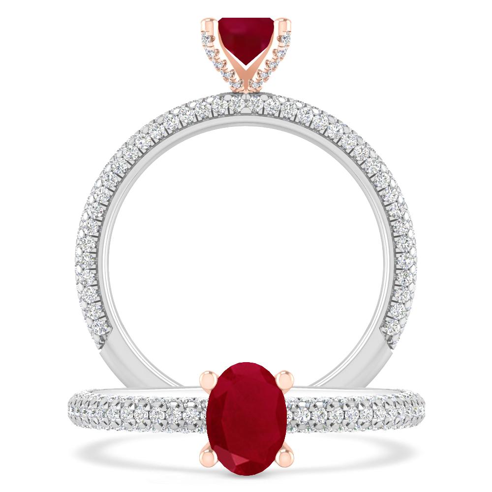 White Gold - Ruby