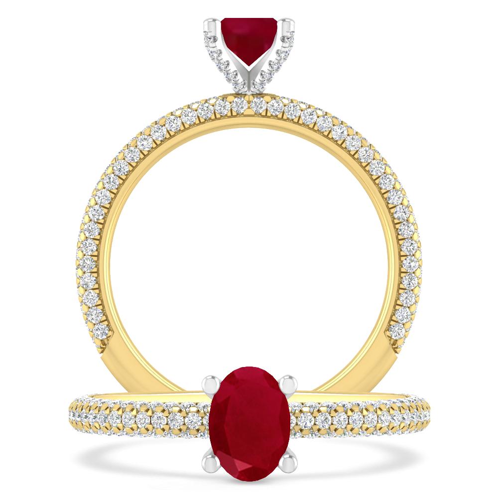 Yellow Gold - Ruby