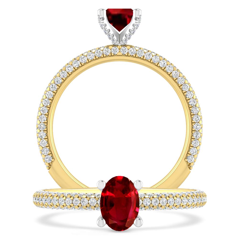 Yellow Gold - Ruby