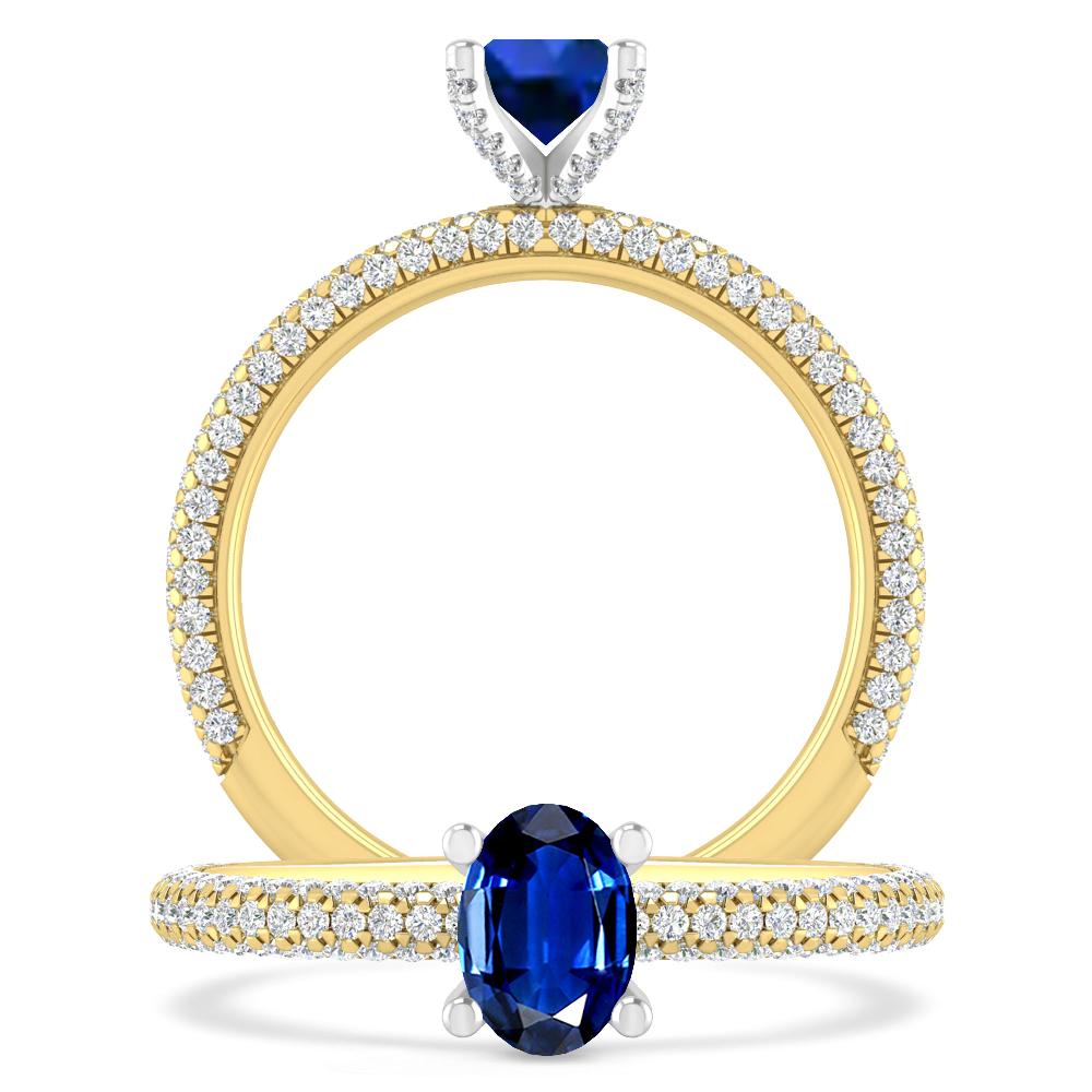 Yellow Gold - Sapphire