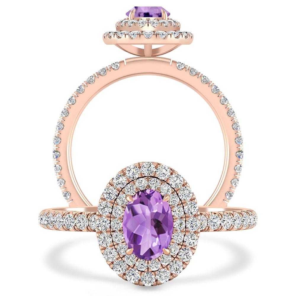 Rose Gold - Amethyst