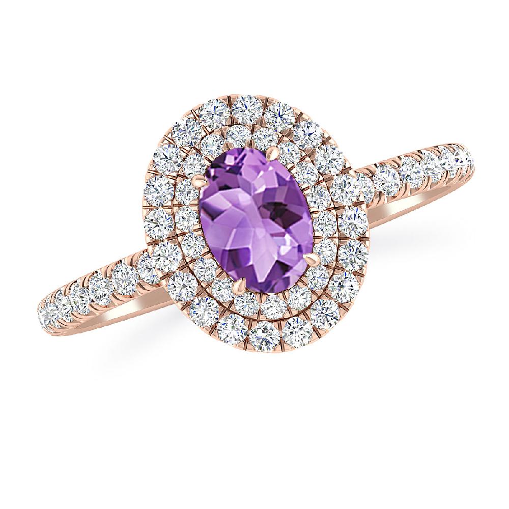 Rose Gold - Amethyst