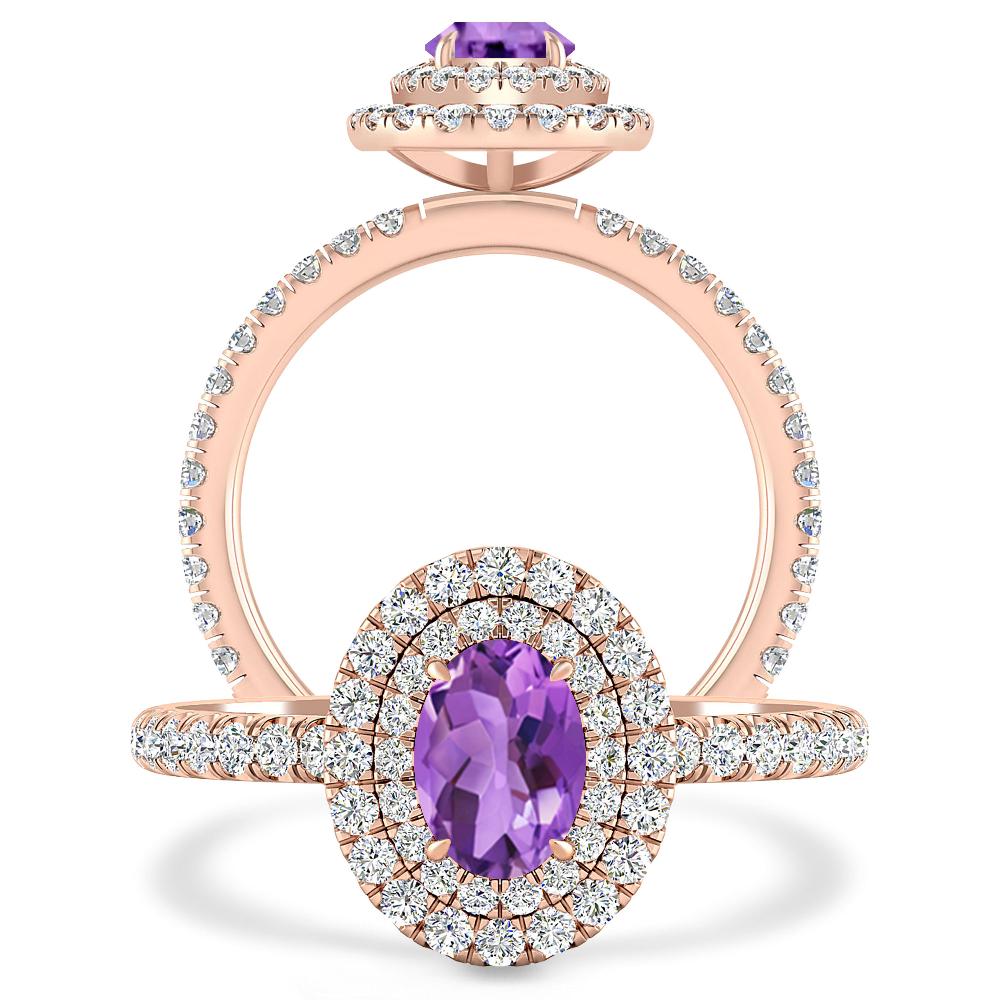 Rose Gold - Amethyst