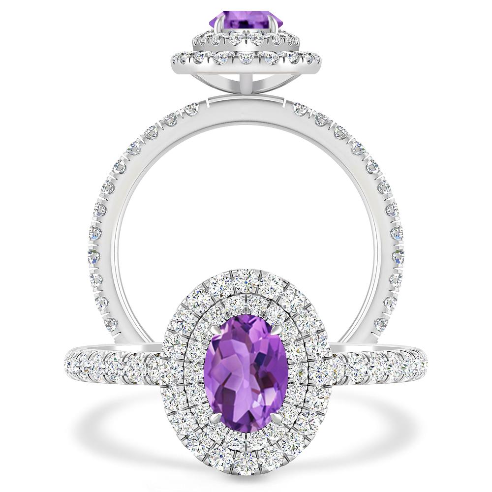 White Gold - Amethyst