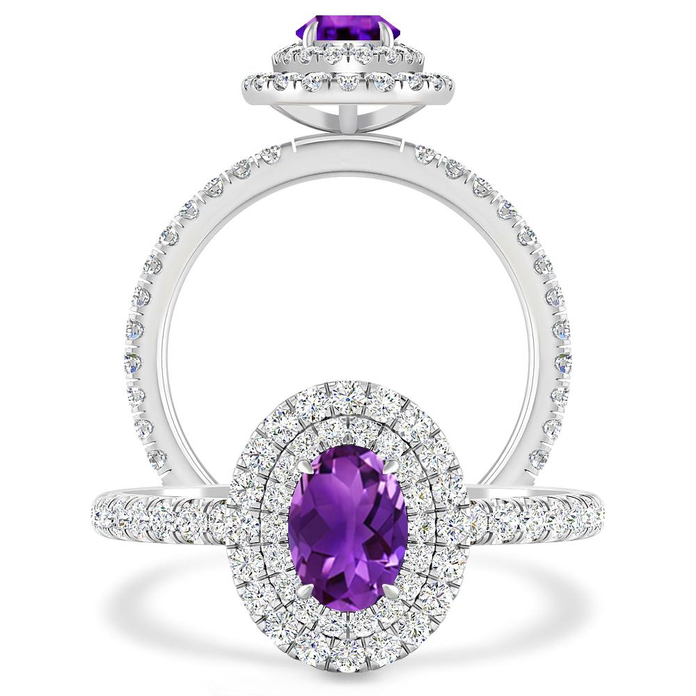 White Gold - Amethyst