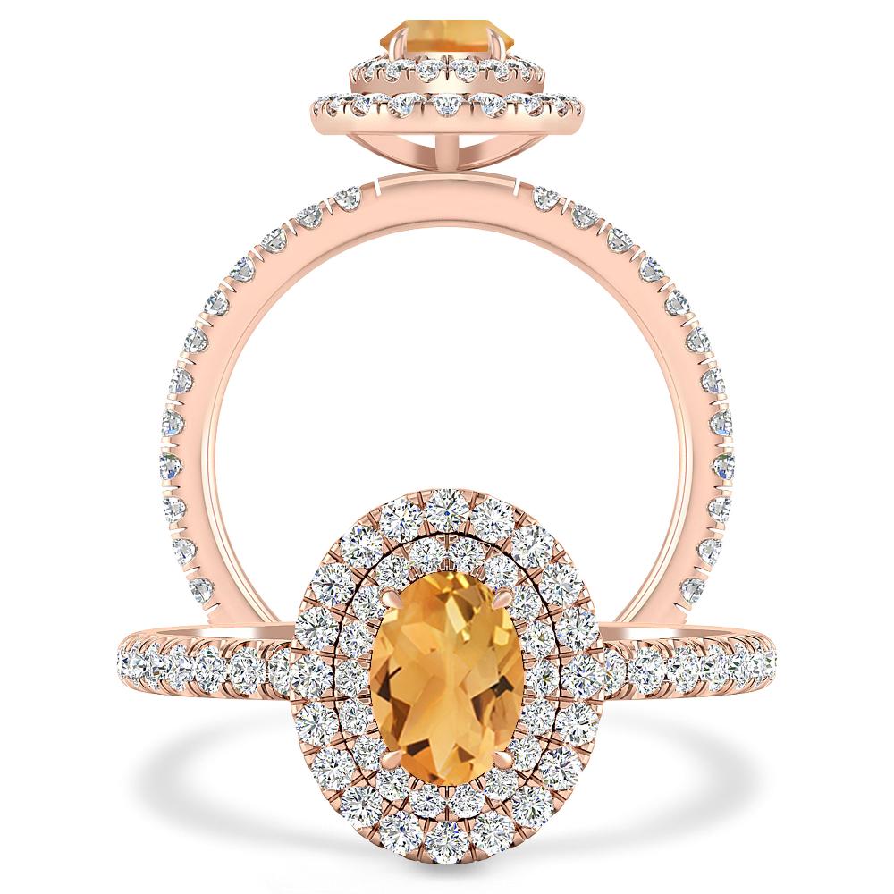 Rose Gold - Citrine