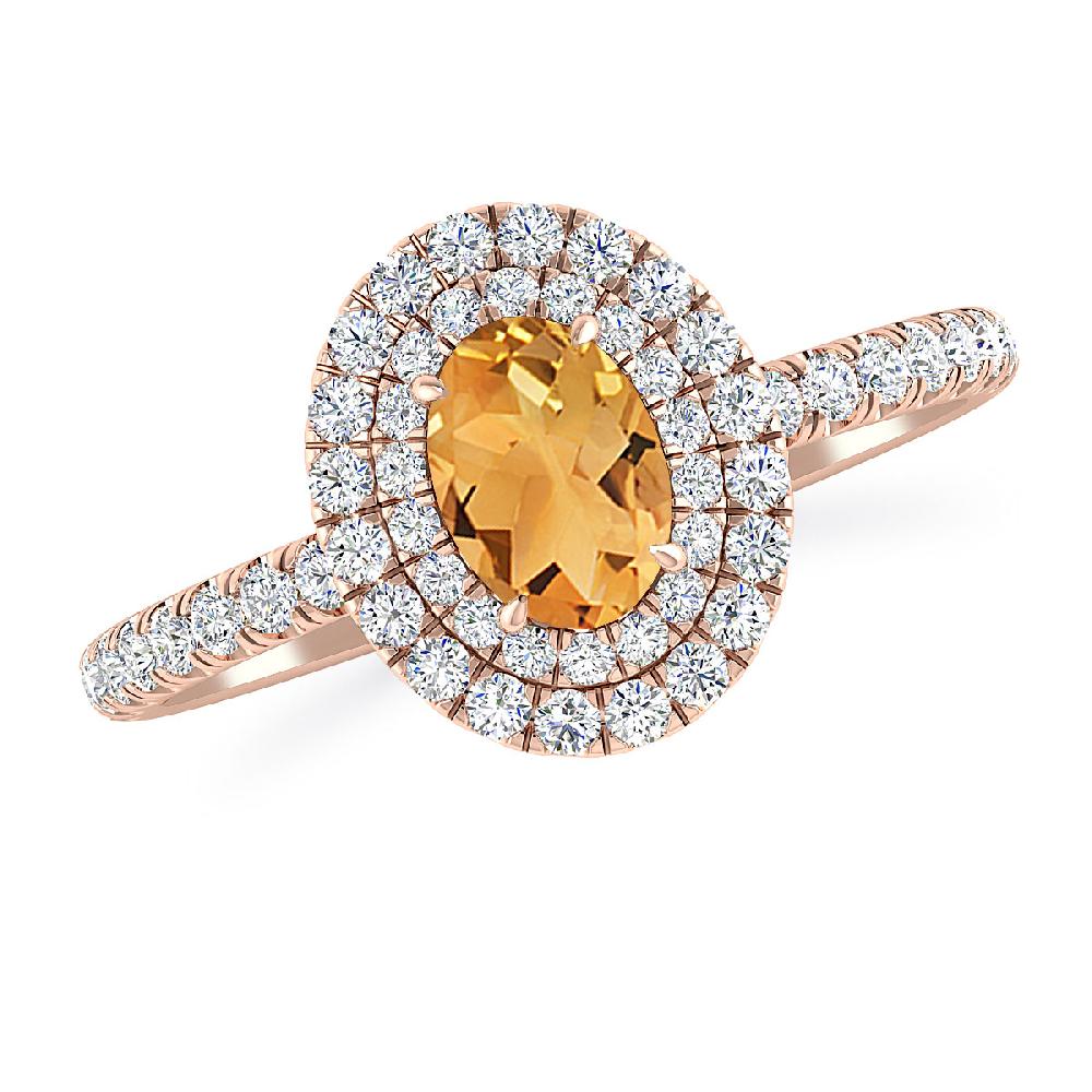 Rose Gold - Citrine