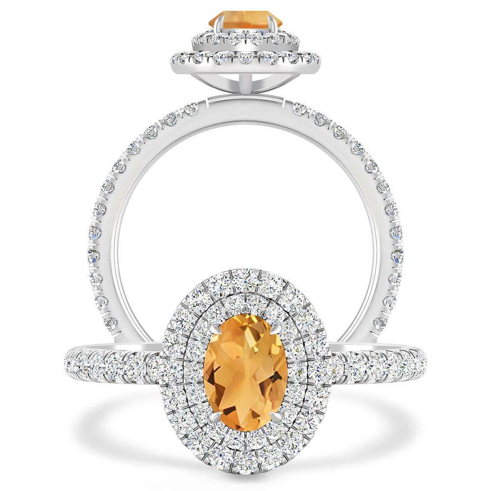 White Gold - Citrine