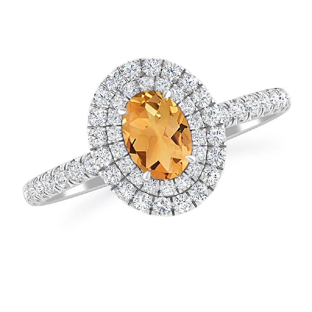 White Gold - Citrine