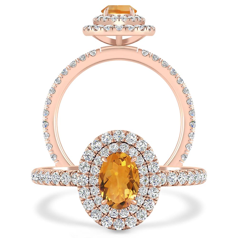 Rose Gold - Citrine