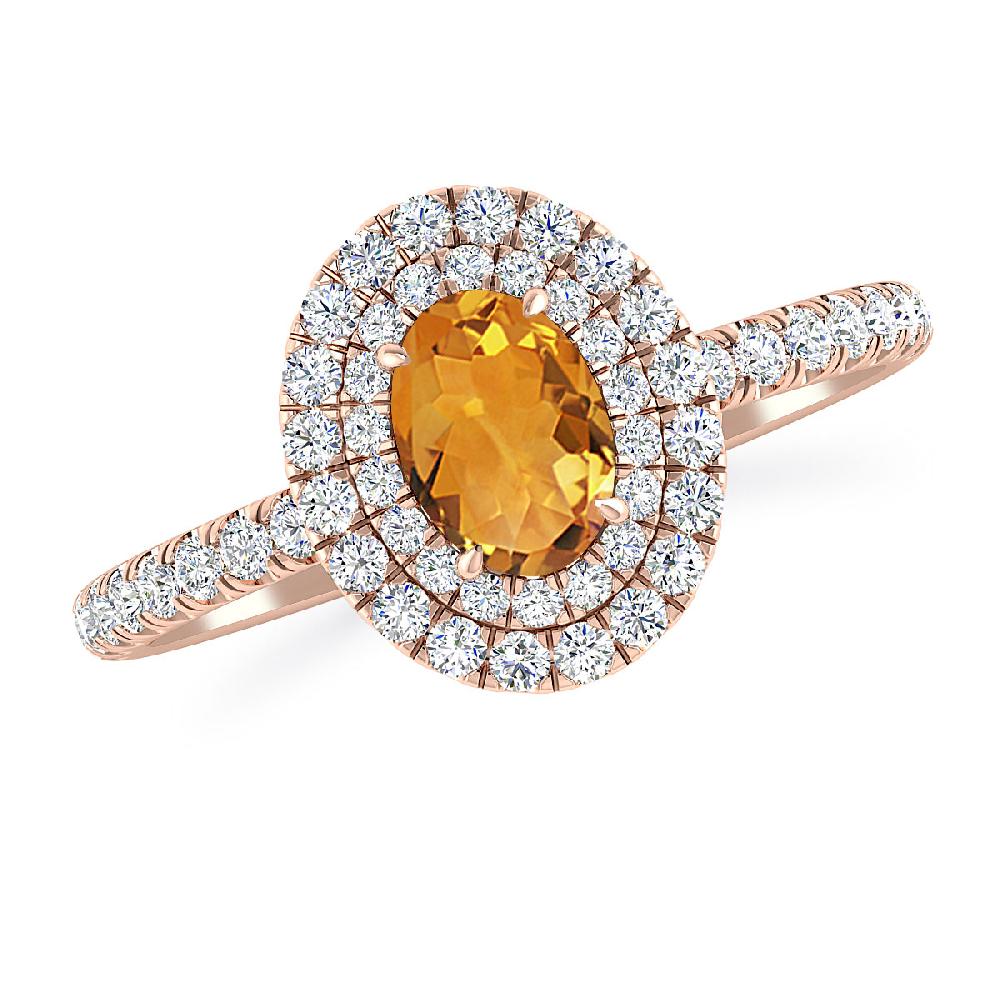 Rose Gold - Citrine