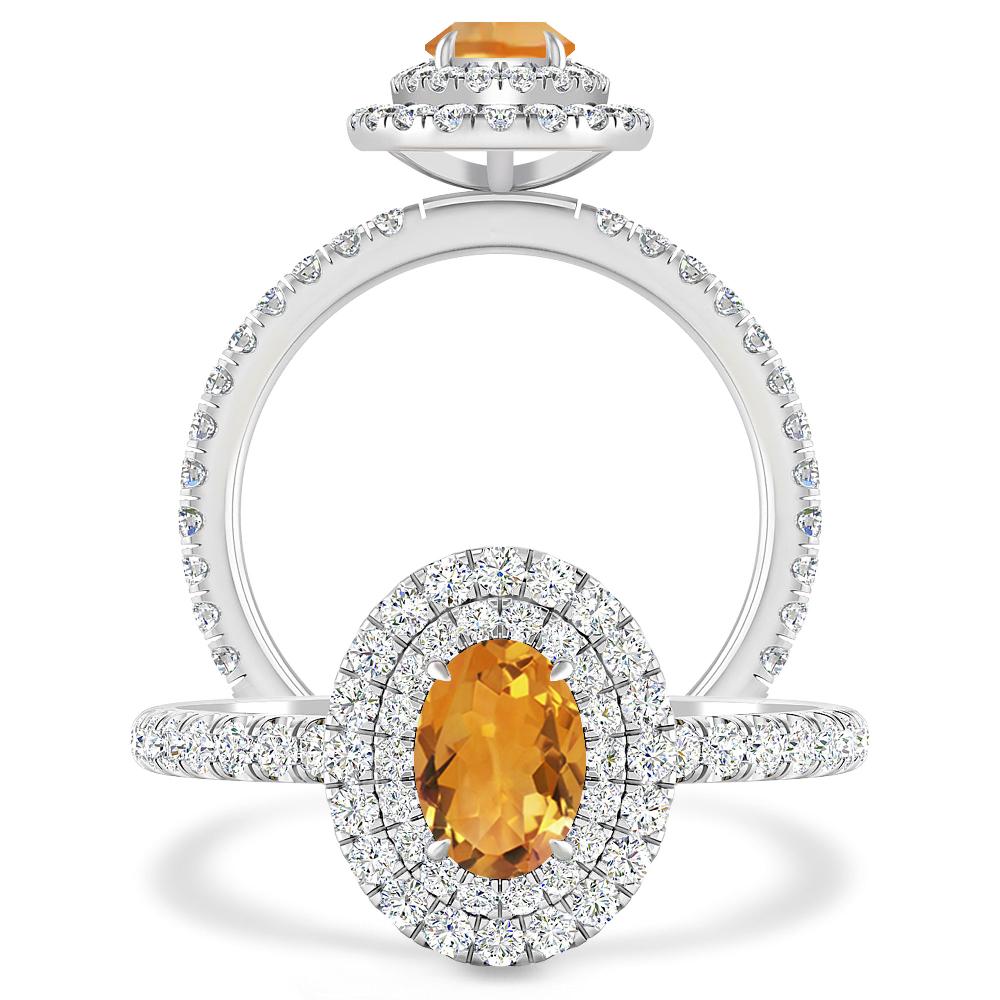 White Gold - Citrine