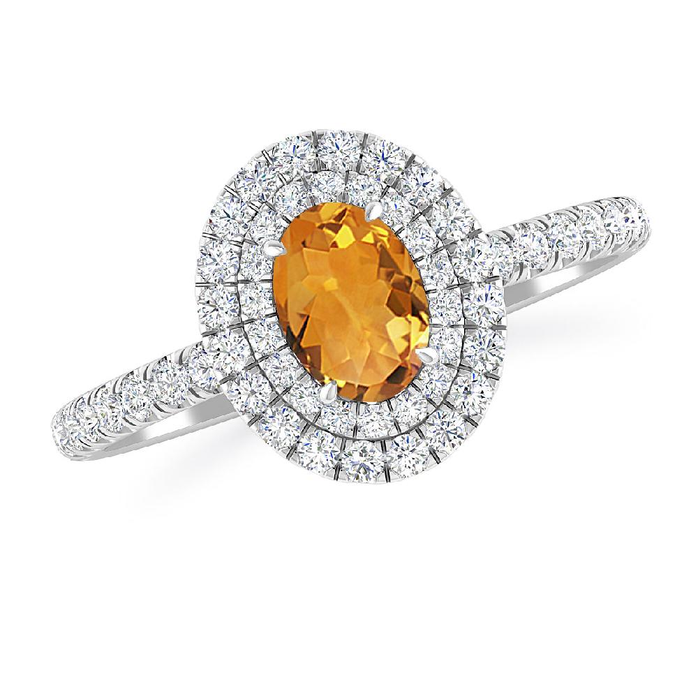 White Gold - Citrine